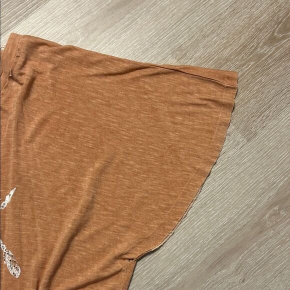 TruSelf Dolman Sleeve Lightweight V Neck Women's Graphic Top - Picture 4 of 7